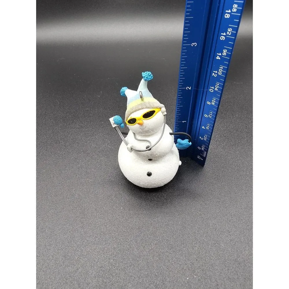 2008 Hallmark Keepsake Ornament Playing It Cool Magic Sound‎ Snowman Plays Tune